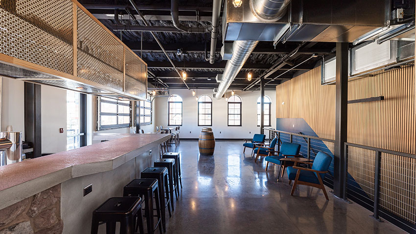 interior of Trestle cocktail lounge